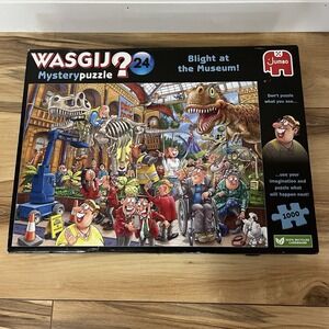 Vintage Wasgij Original No.24 Blight at the Museum! 1000 Piece Jigsaw - COMPLETE